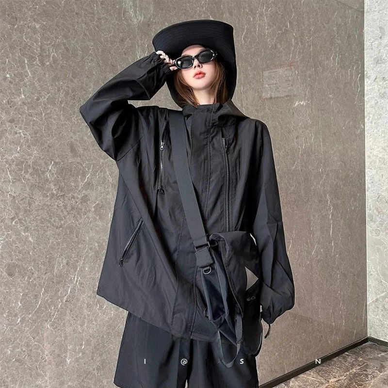 Outdoor Men's Waterproof Climbing Jaet PPGE Bla Samurai Multi-Zipper Functional Sle Polyester Workwear Coat
Outdoor Men's Waterproof Climbing Jaet PPGE Bla Samurai Multi-Zipper Functional Sle Polyester Workwear Coat