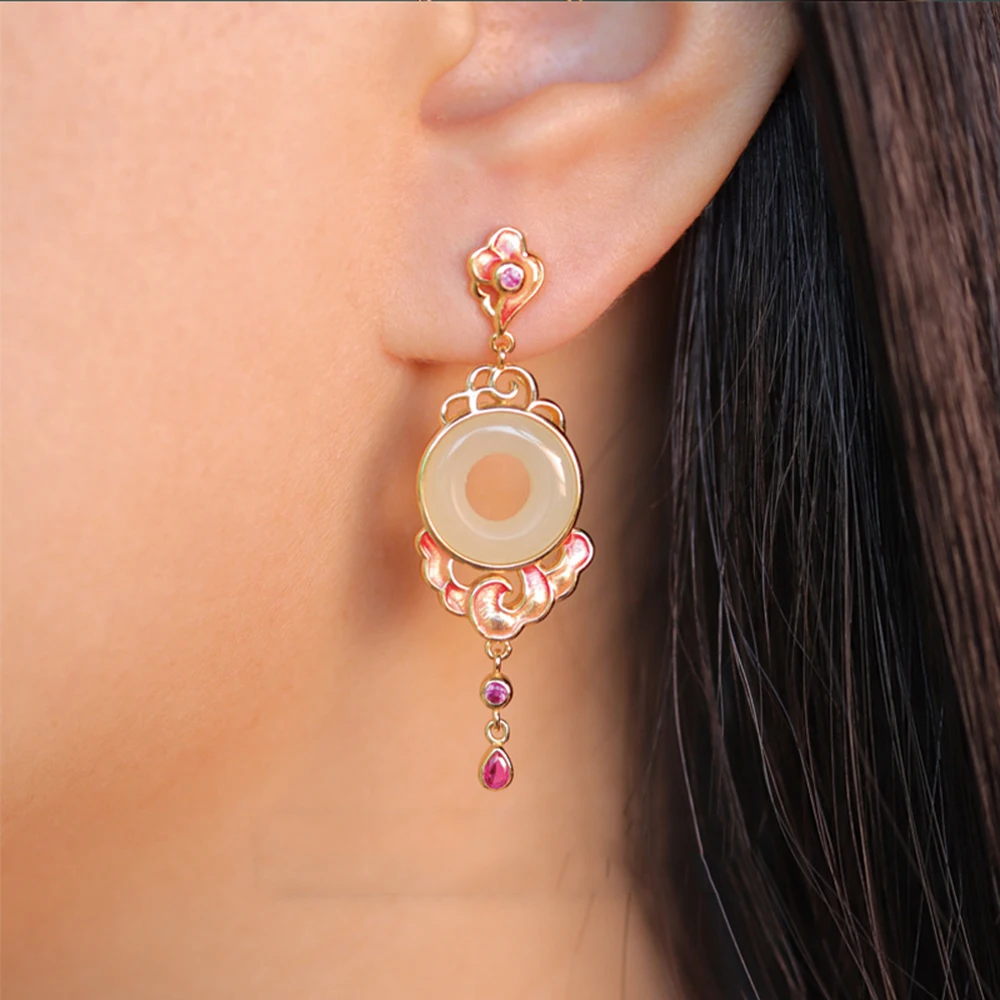 2024 new S925 sterling silver gilded Earrings color painted earrings women luxury irregular jewelry and Tianyuxin Chinese
2024 new S925 sterling silver gilded Earrings color painted earrings women luxury irregular jewelry and Tianyuxin Chinese