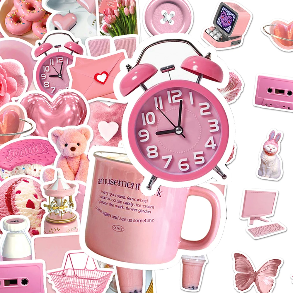 10/30/50pcs Cartoon Pink INS Style Y2K Graffiti Stickers Aesthetic Waterproof DIY Guitar Scrapbook Phone Cute Decoration Sticker
10/30/50pcs Cartoon Pink INS Style Y2K Graffiti Stickers Aesthetic Waterproof DIY Guitar Scrapbook Phone Cute Decoration Sticker