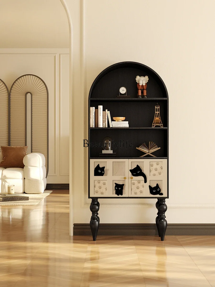 Modern simple cat solid wood living room integrated bookcase storage wall cabinet
Modern simple cat solid wood living room integrated bookcase storage wall cabinet