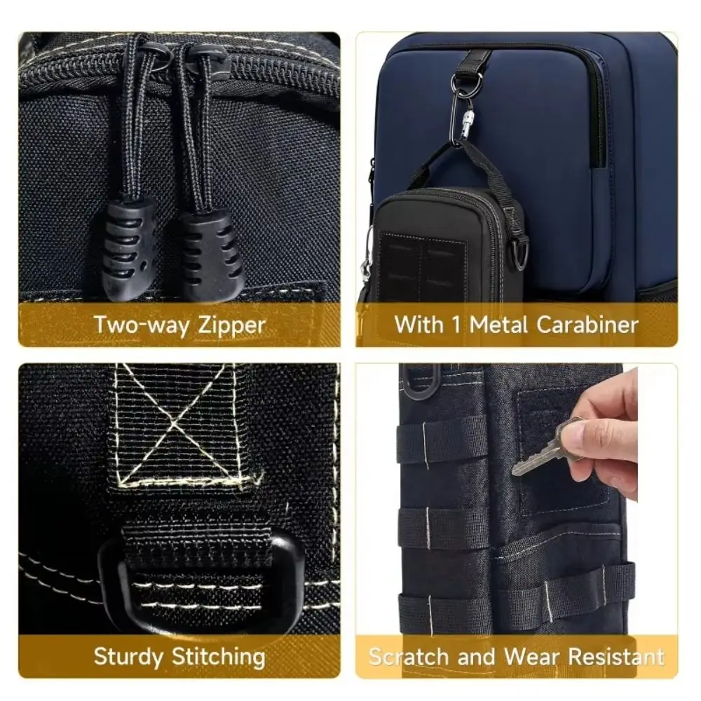 Handbag Hammer Outdoor Toolkit Ground Spikes Wear-resistant Camping Storage Bag High Capacity Hardware Tent Accessories Workers
Handbag Hammer Outdoor Toolkit Ground Spikes Wear-resistant Camping Storage Bag High Capacity Hardware Tent Accessories Workers