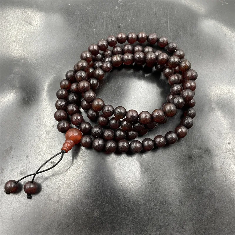8mm 108 Vintage Oxidized Agate Buddhist Prayer Beads Sweater Chain Necklace
8mm 108 Vintage Oxidized Agate Buddhist Prayer Beads Sweater Chain Necklace