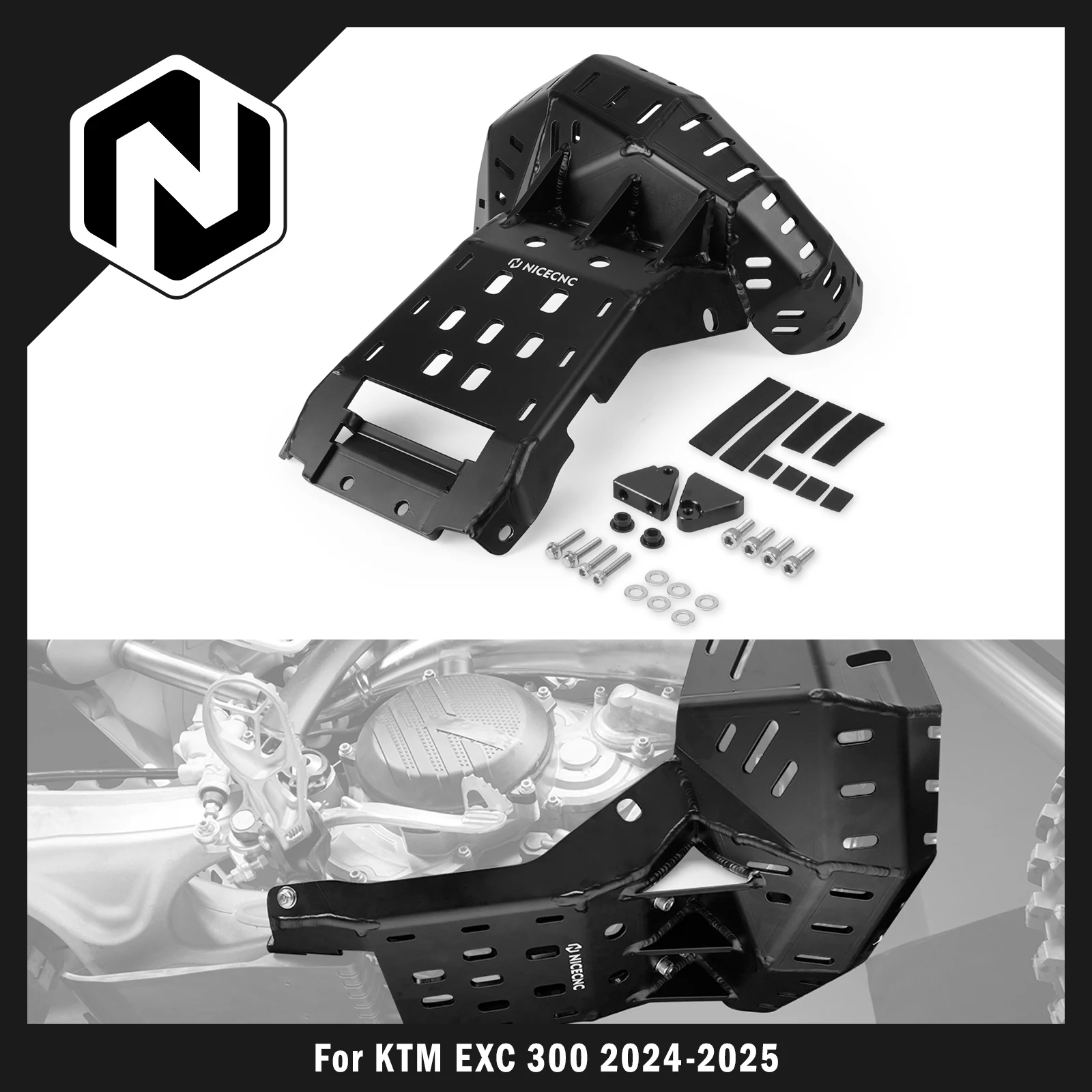 For KTM EXC 300 2024-2025 EXC 250 SX 250 XC XCW 250 300 Skid Plate with Pipe Guard Engine Chassis Protector For GasGas EC 300
For KTM EXC 300 2024-2025 EXC 250 SX 250 XC XCW 250 300 Skid Plate with Pipe Guard Engine Chassis Protector For GasGas EC 300