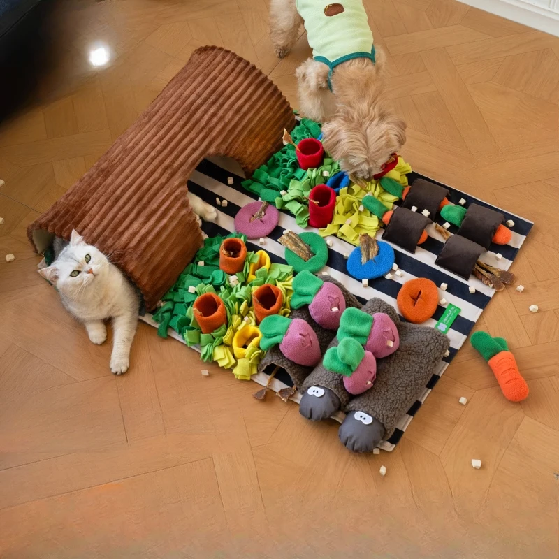 Smell pad dog hide food leak food rich beauty educational sound toy puppy cat slow food smell pad
Smell pad dog hide food leak food rich beauty educational sound toy puppy cat slow food smell pad