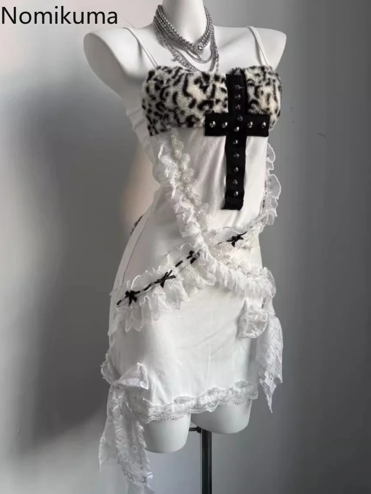 Chic Sexy Sling Robe Femme Beading Summer Woman Dress 2025 Vestidos De Mujer Patchwork Leopard Print Lace Bodycon Mini Dresses
Chic Sexy Sling Robe Femme Beading Summer Woman Dress 2025 Vestidos De Mujer Patchwork Leopard Print Lace Bodycon Mini Dresses