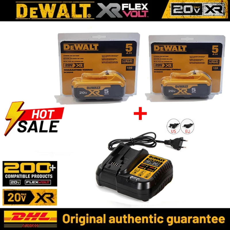 DCB200 20V 5000MAh Lithium Replacement Battery charger 100% Original Dewalt 18V DCB184 DCB182 DCB180 DCB181 DCB182 DCB201Battery
DCB200 20V 5000MAh Lithium Replacement Battery charger 100% Original Dewalt 18V DCB184 DCB182 DCB180 DCB181 DCB182 DCB201Battery