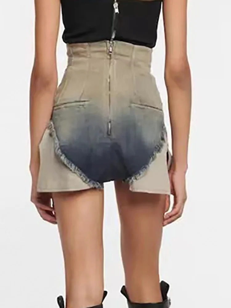 Fashion Women's Denim Shorts High Waist Gradient Color Burr Edge Back Zipper Short Jeans Spring 2023 New Trendy O322
Fashion Women's Denim Shorts High Waist Gradient Color Burr Edge Back Zipper Short Jeans Spring 2023 New Trendy O322