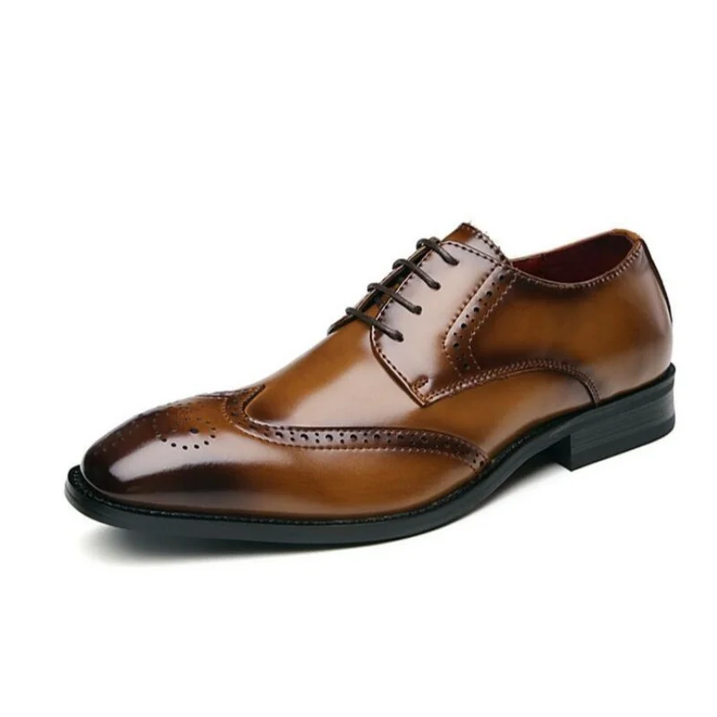 2026 Men's Luxury Oxford Shoes Wingtip Genuine Calf Leather Lace-Up Business Office Brogue Dress Shoes Size 38-45
2026 Men's Luxury Oxford Shoes Wingtip Genuine Calf Leather Lace-Up Business Office Brogue Dress Shoes Size 38-45