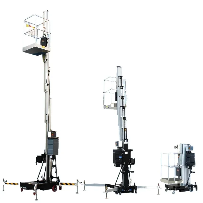 4M 6m 8m 10m 12m 14m One mast vertical aluminum alloy electric lift pushes vertical mast lift
4M 6m 8m 10m 12m 14m One mast vertical aluminum alloy electric lift pushes vertical mast lift