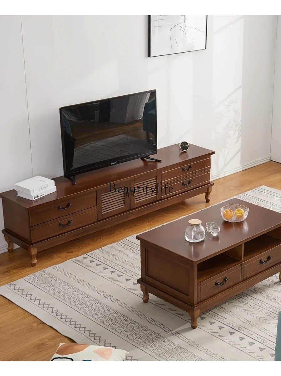 yj5Solid Wood TV Cabinet Modern Simple Small Apartment Coffee Table Combination European Floor Cabinet
yj5Solid Wood TV Cabinet Modern Simple Small Apartment Coffee Table Combination European Floor Cabinet