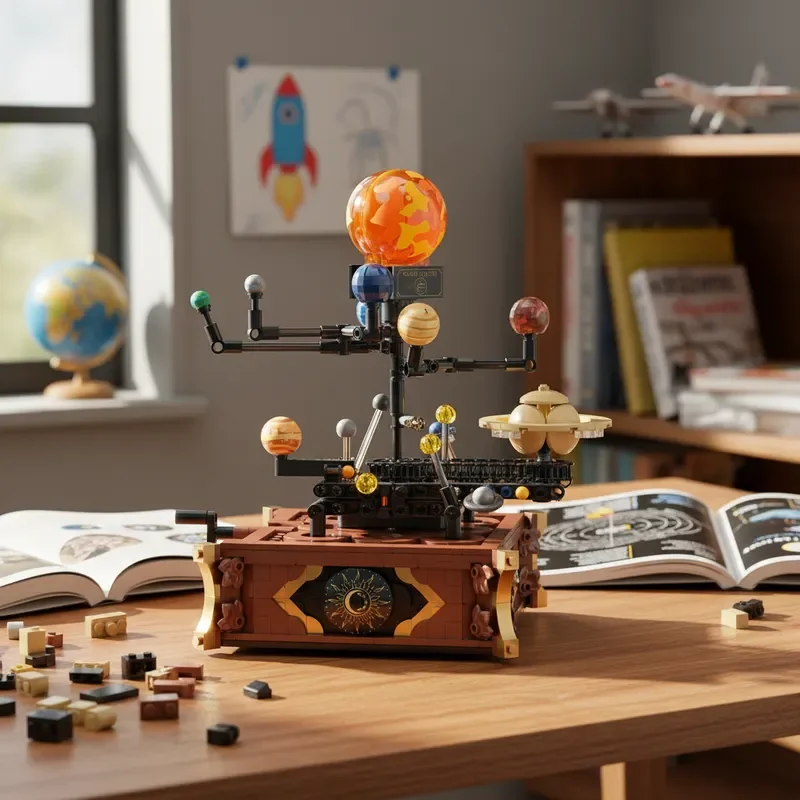 STEM Creative Space Solar system orbit planet Model Building Block DIY Desk Decor Model Brick Toy For Kids Birthday Gift 697pcs
STEM Creative Space Solar system orbit planet Model Building Block DIY Desk Decor Model Brick Toy For Kids Birthday Gift 697pcs