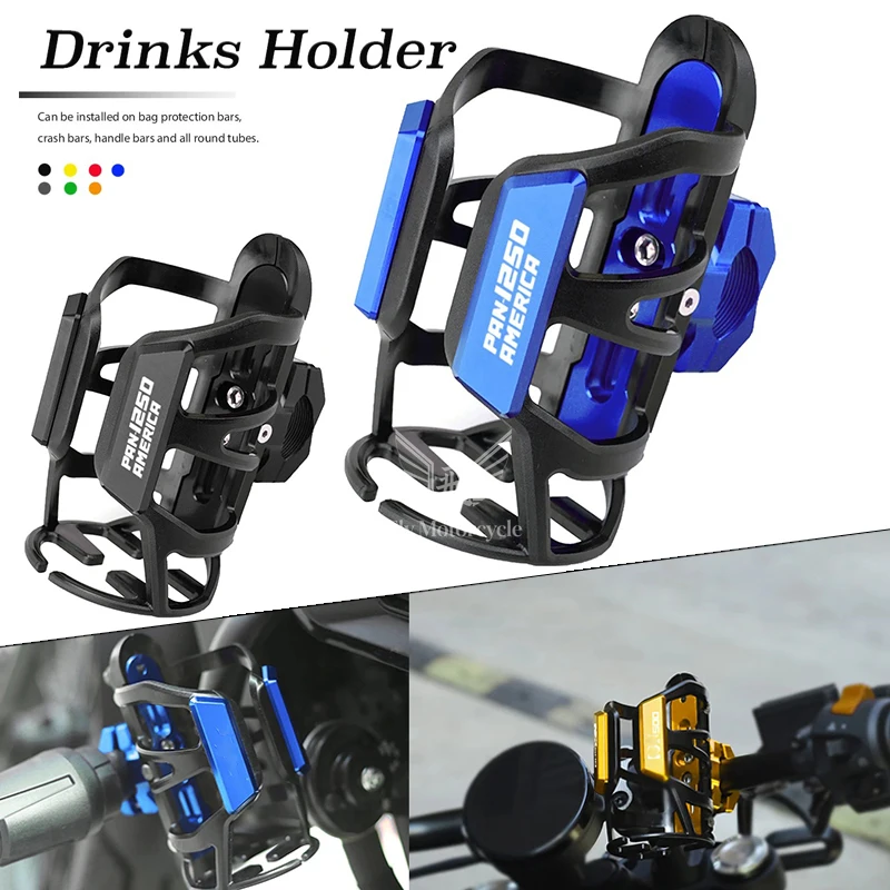 Motorcycle CNC Beverage Water Bottle Cage Drink Cup Holder Water Cup Holder For Pan America 1250 America 1250 Special PA 1250 S
Motorcycle CNC Beverage Water Bottle Cage Drink Cup Holder Water Cup Holder For Pan America 1250 America 1250 Special PA 1250 S