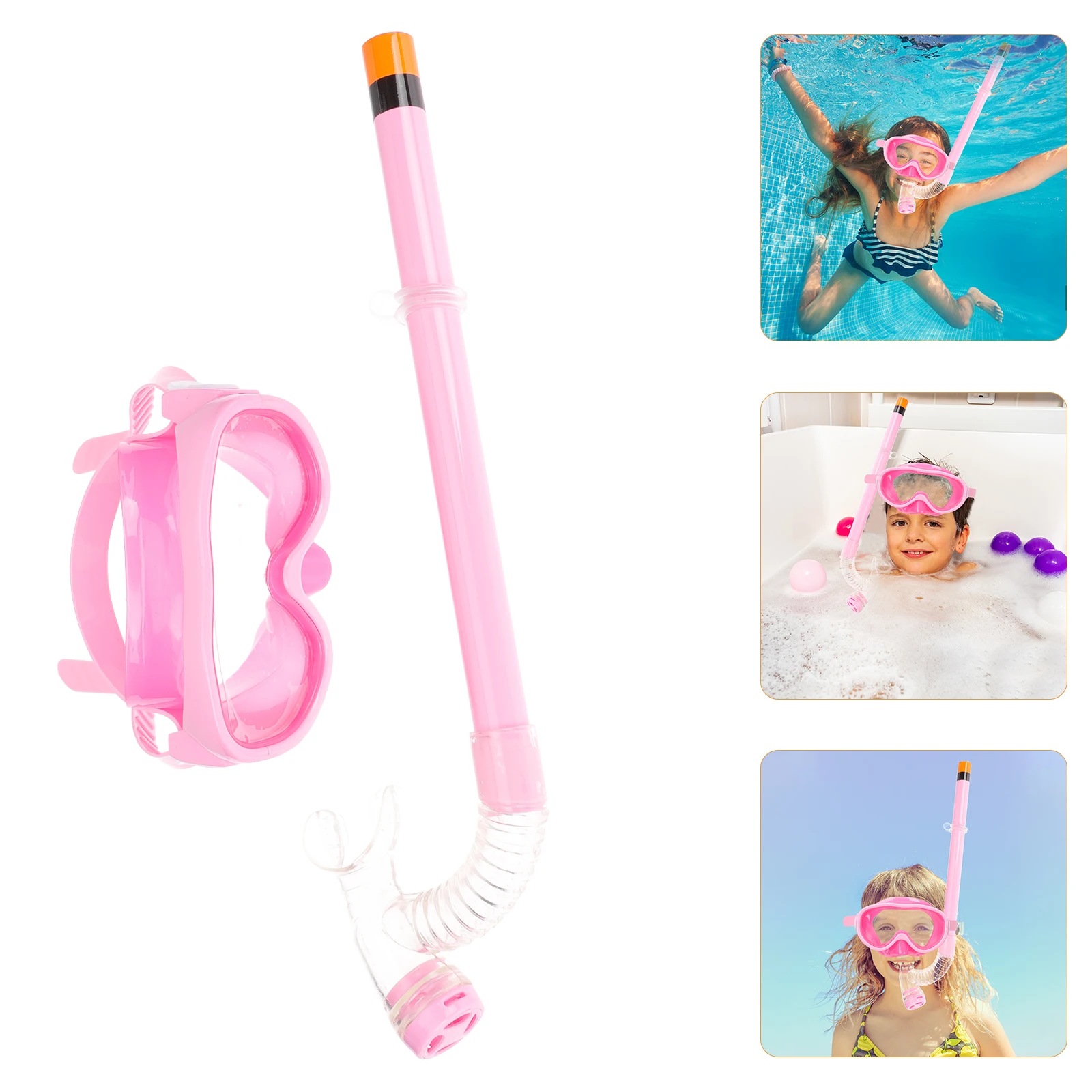 Kids Snorkeling Gear ABS Silicone Diving Mask Tube Set Clear Protection Adjustable Headband For
Kids Snorkeling Gear ABS Silicone Diving Mask Tube Set Clear Protection Adjustable Headband For