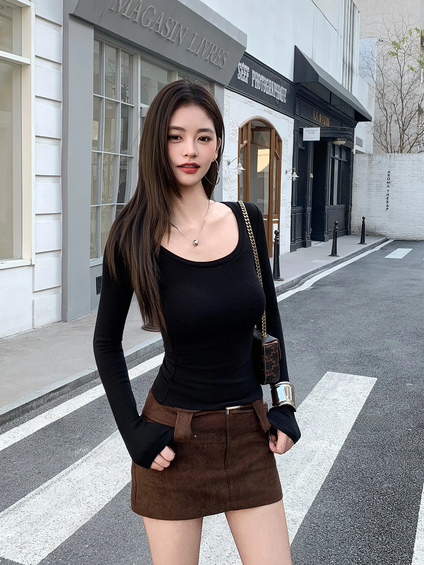 Gag Power Sauce Women's Knitted Wool U-Ne Long Sve Slim Fit Winter Top Base irt Inner Wear Casual Commute Sle
Gag Power Sauce Women's Knitted Wool U-Ne Long Sve Slim Fit Winter Top Base irt Inner Wear Casual Commute Sle