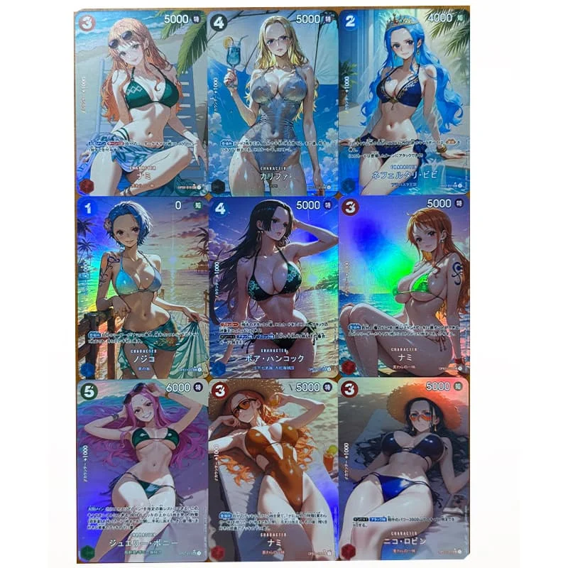 One Piece Trading Flash Cards 9pcs/Set DIY Collectible Anime Cartoon Gift Self Control Gilded Signature Cards 63x88mm
One Piece Trading Flash Cards 9pcs/Set DIY Collectible Anime Cartoon Gift Self Control Gilded Signature Cards 63x88mm