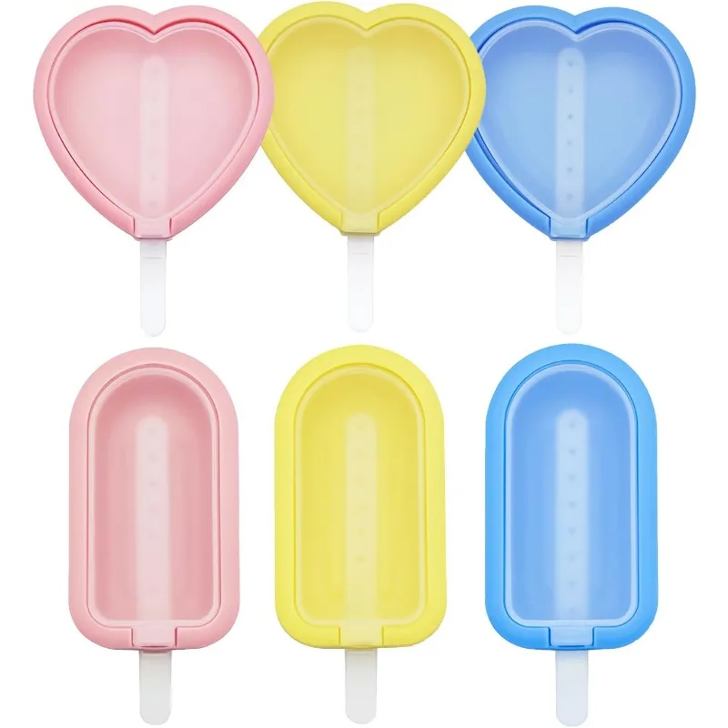 6 кубиков льда, изготовленных из пищевого силикагеля без бисфенола А, в форме мороженого с 6 пластиковыми палочками, подходят для детей и взрослых.
6 кубиков льда, изготовленных из пищевого силикагеля без бисфенола А, в форме мороженого с 6 пластиковыми палочками, подходят для детей и взрослых.