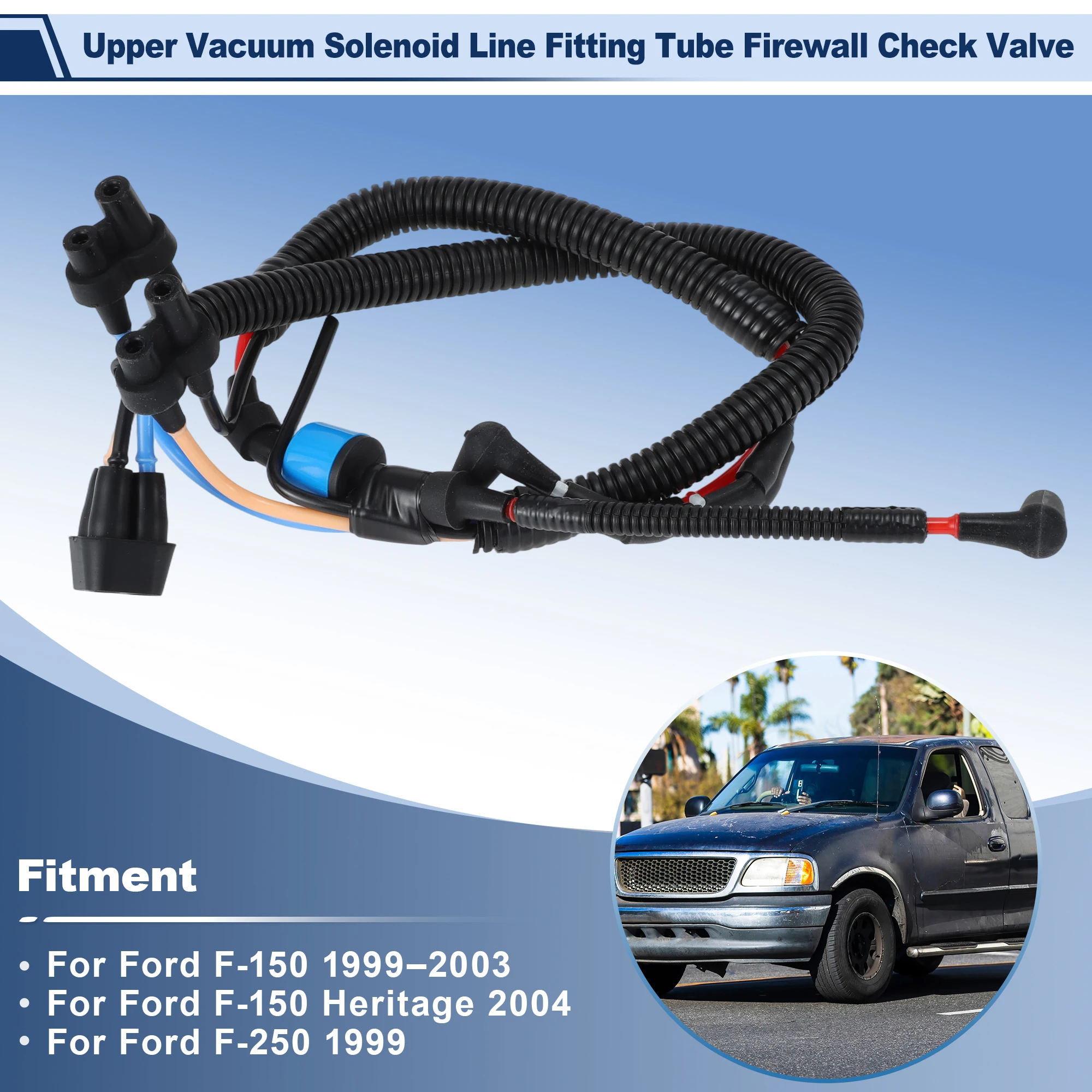 UXCELL 4WD Auto Lock Hub Vacuum Solenoid Line Tube Check Valve XL3Z-3A788-AA Fit for Ford F-150 Heritage F-250 1999-2004
UXCELL 4WD Auto Lock Hub Vacuum Solenoid Line Tube Check Valve XL3Z-3A788-AA Fit for Ford F-150 Heritage F-250 1999-2004