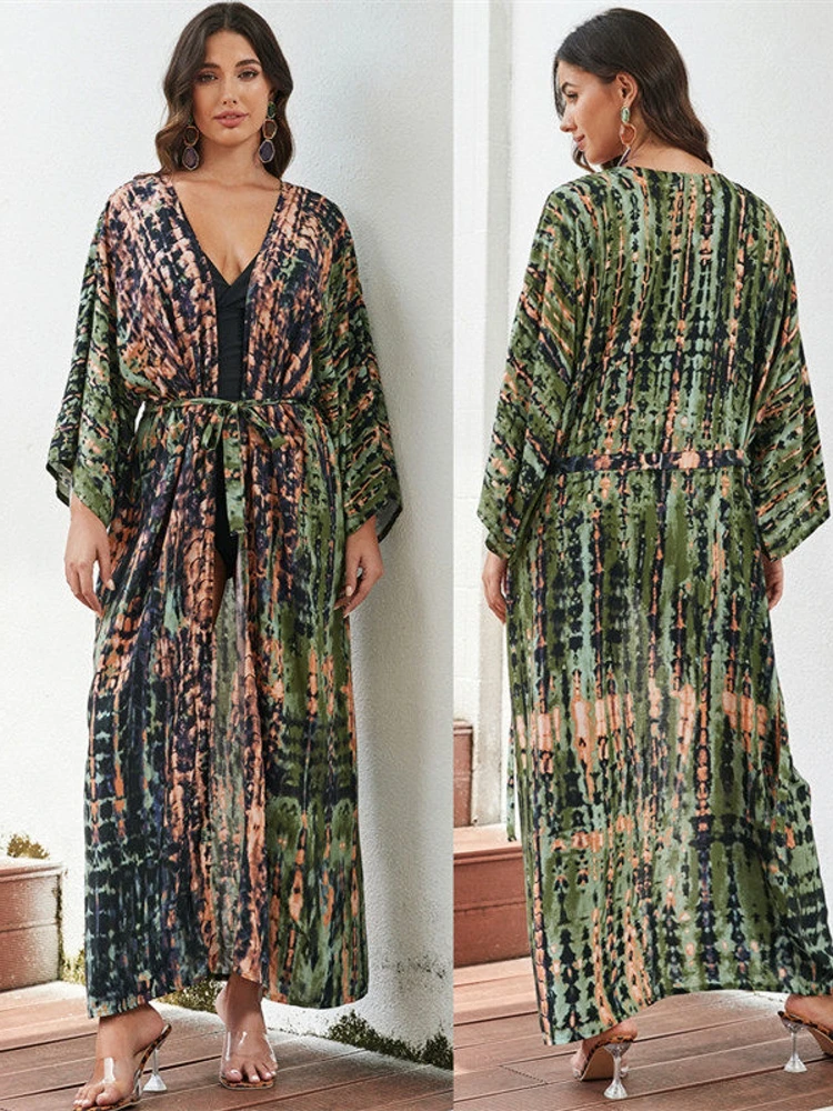 Sexy Printed Beach CoverUp Cotton Swimsuit Outerwear High Waist Seven/Nine Pants Cotton Fabric Beach Cardigan for Women
Sexy Printed Beach CoverUp Cotton Swimsuit Outerwear High Waist Seven/Nine Pants Cotton Fabric Beach Cardigan for Women