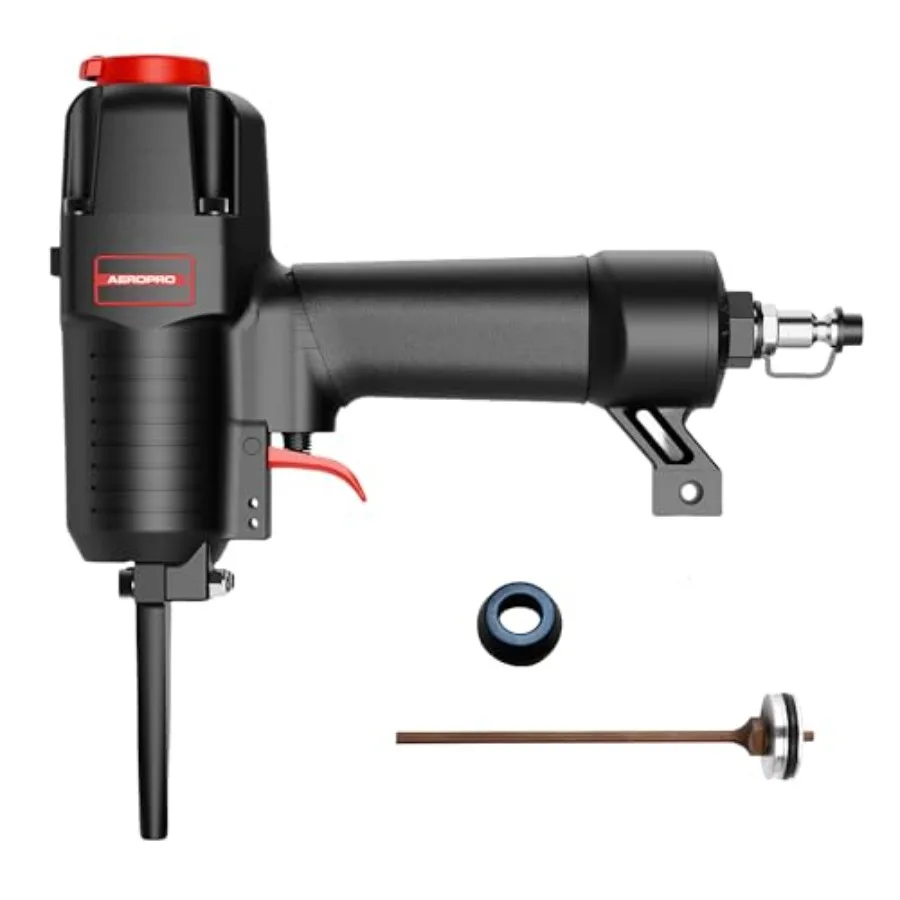 700V Professional Grade Heavy Duty Pneumatic Punch Nailer/Nail Remover with Extra Driver and Bumper Long Nail Nose 2-3/4" 6mm D
700V Professional Grade Heavy Duty Pneumatic Punch Nailer/Nail Remover with Extra Driver and Bumper Long Nail Nose 2-3/4" 6mm D