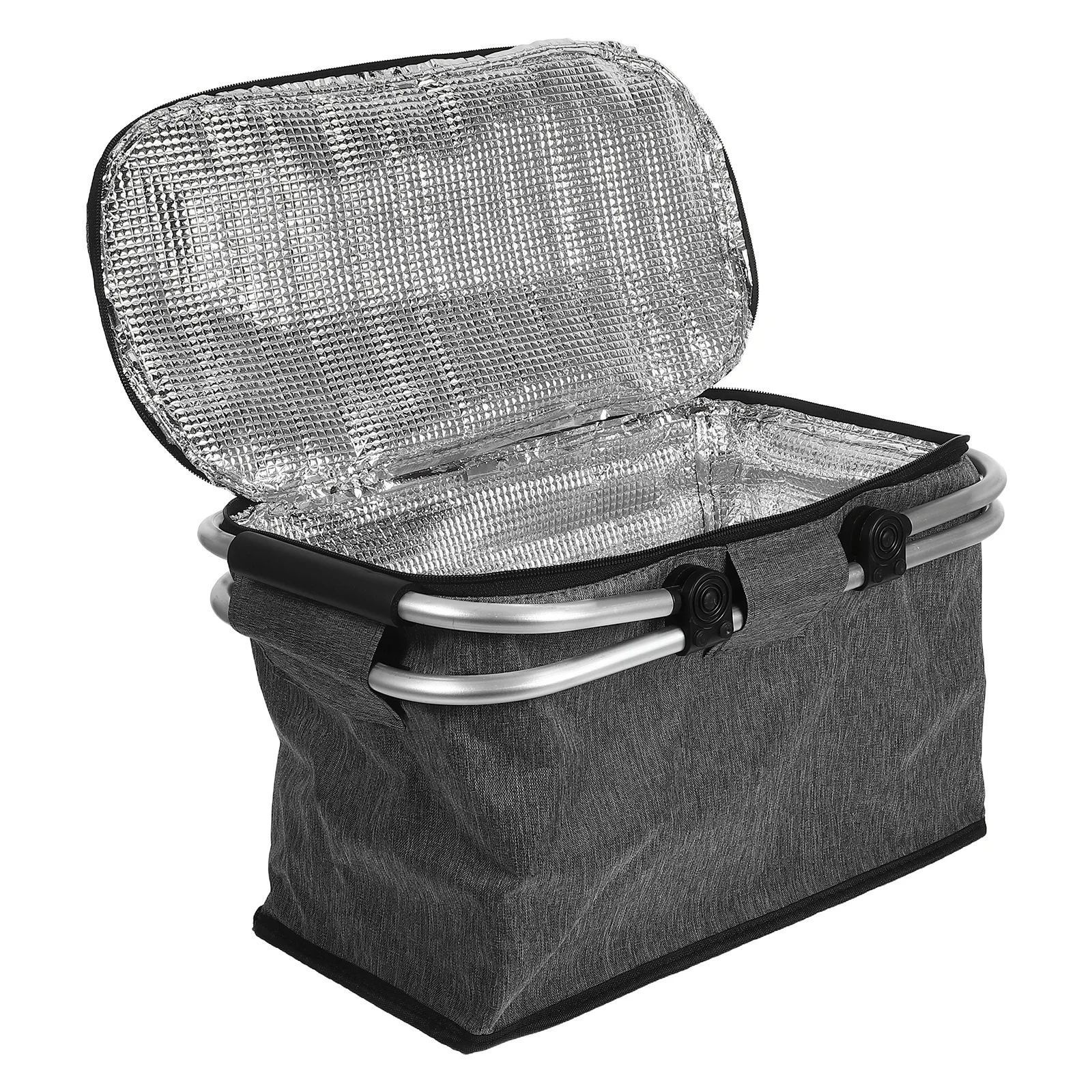 Insulated Picnic Basket Collapsible Foldable Cooler Bag Large Capacity Grocery Basket Handles for Outdoor Beach Camping Travel
Insulated Picnic Basket Collapsible Foldable Cooler Bag Large Capacity Grocery Basket Handles for Outdoor Beach Camping Travel