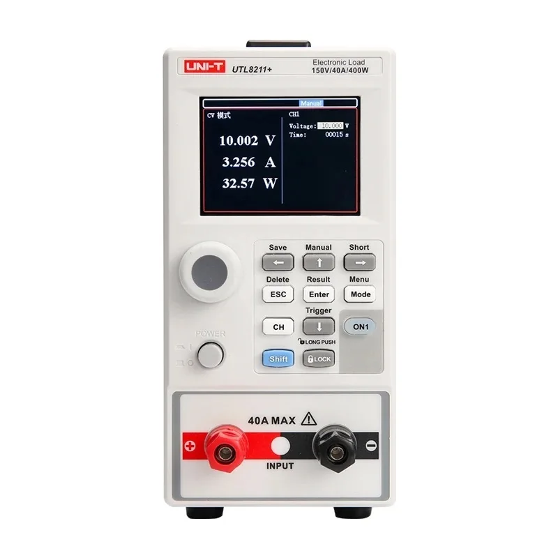 UNI-T Electronic Load UTL8211+ 150V 40A 400W Programmable Digital DC Load Battery Tester Load Meter Power Supply Test 
UNI-T Electronic Load UTL8211+ 150V 40A 400W Programmable Digital DC Load Battery Tester Load Meter Power Supply Test