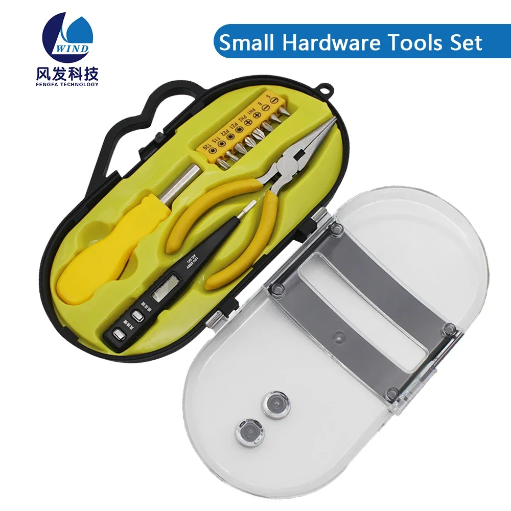 12pc Electrician Tooling Hand Tools Set Repair Kit Hardware Home Screwdriver Bit Needle Nose Pliers Digital Display Electric Pen
12pc Electrician Tooling Hand Tools Set Repair Kit Hardware Home Screwdriver Bit Needle Nose Pliers Digital Display Electric Pen