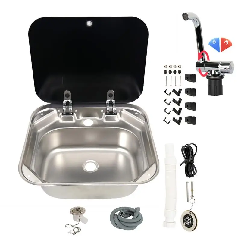 Foldable Rv Sink Stainless Steel Flexible Rv Accessories Durable Bar Kitchen Sinks for Travel Trailer and Camper Bar
Foldable Rv Sink Stainless Steel Flexible Rv Accessories Durable Bar Kitchen Sinks for Travel Trailer and Camper Bar