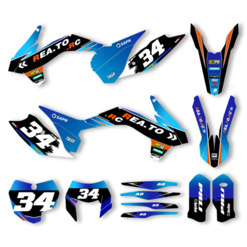 Powerzone Motorcycle Graphics Decals Stickers Kits for KTM 125 200 250 300 350 450 500 EXC XCW 2014-2016 SX SXF 2013-2015
Powerzone Motorcycle Graphics Decals Stickers Kits for KTM 125 200 250 300 350 450 500 EXC XCW 2014-2016 SX SXF 2013-2015