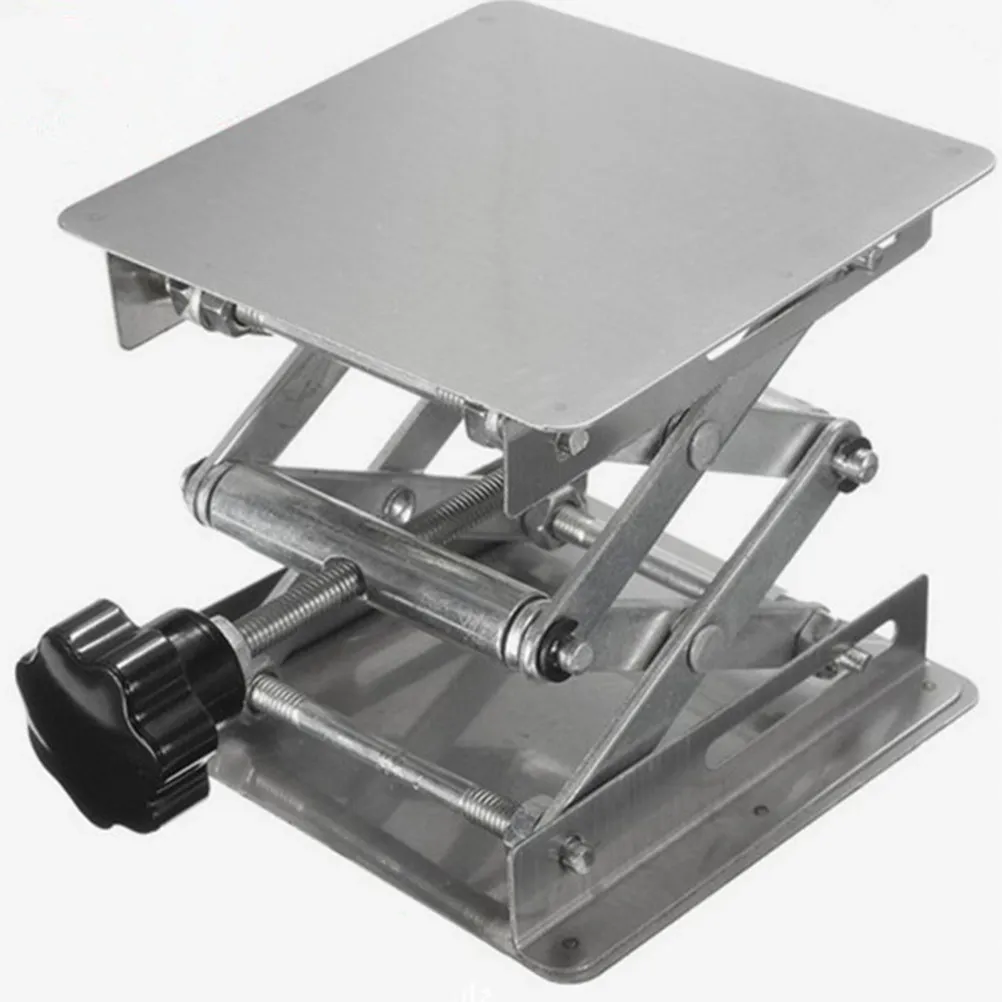 Stainless Steel Lift Stand Mini Deck Silver High Precision Screw Adjustable Stable Lift Table Garage Track Repair Stand
Stainless Steel Lift Stand Mini Deck Silver High Precision Screw Adjustable Stable Lift Table Garage Track Repair Stand
