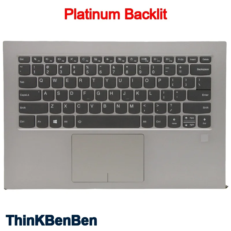 Платиновый верхний чехол с упором для рук, клавиатура с подсветкой для Lenovo Ideapad Yoga 920 13 Flex Pro 13IKB 5CB0Q09682 5CB0V05279
Платиновый верхний чехол с упором для рук, клавиатура с подсветкой для Lenovo Ideapad Yoga 920 13 Flex Pro 13IKB 5CB0Q09682 5CB0V05279