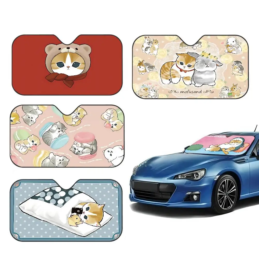 Popular Cute M-Mofusand Cat Car Sunshade Window Sunshade Sunblock Front Windshield Hood Interior Front Baffle Sunshade
Popular Cute M-Mofusand Cat Car Sunshade Window Sunshade Sunblock Front Windshield Hood Interior Front Baffle Sunshade