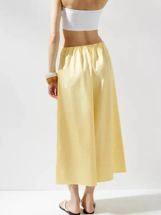 Повседневные широкие брюки желтого цвета с эластичным поясом, высокой талией, простым дизайном, эффектом 3D-рисунка, плиссированные, из дышащего хлопка, приятные к телу.
Повседневные широкие брюки желтого цвета с эластичным поясом, высокой талией, простым дизайном, эффектом 3D-рисунка, плиссированные, из дышащего хлопка, приятные к телу.