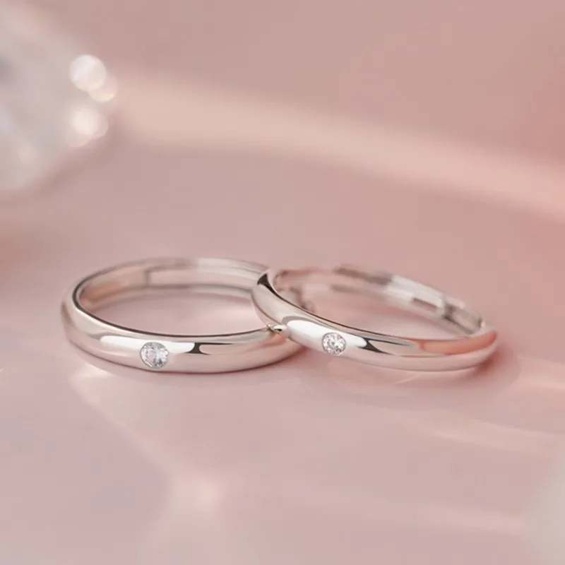 VENTFILLE 100% 925 Sterling Silver ZirconCouple Ring for Women Geometry Classics Minimalism Engagement Jewelry Gift Dropshipping
VENTFILLE 100% 925 Sterling Silver ZirconCouple Ring for Women Geometry Classics Minimalism Engagement Jewelry Gift Dropshipping