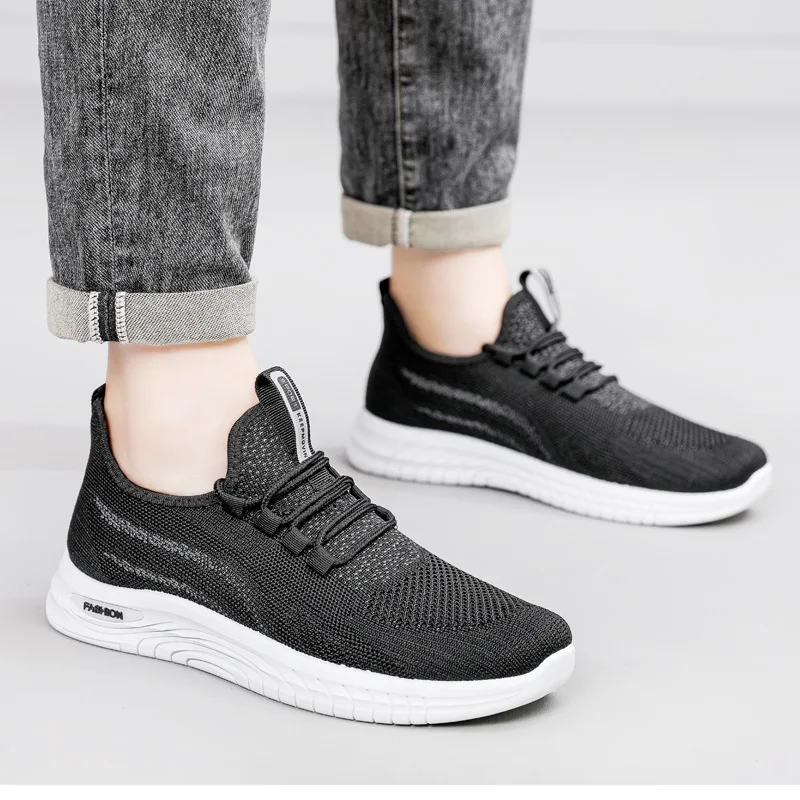 Men's Summer Breathable Mesh Shoes New Style Knitted Mesh Surface Shoes Soft Bottom Anti-Odor Casual Sports Shoes
Men's Summer Breathable Mesh Shoes New Style Knitted Mesh Surface Shoes Soft Bottom Anti-Odor Casual Sports Shoes