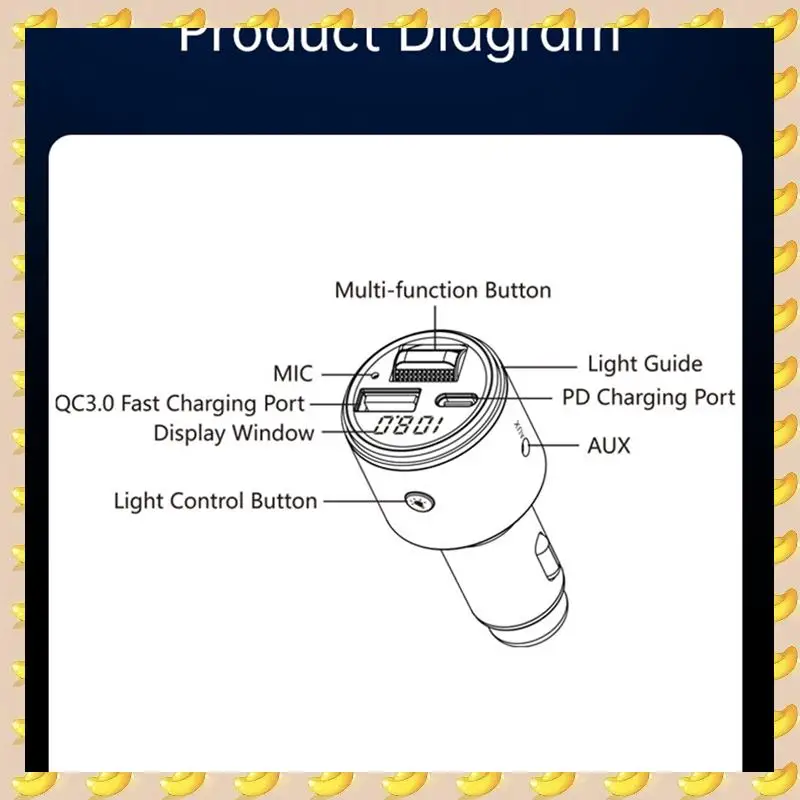 A45U Bc88 Car Bluetooth 5.3 Fm Transmitter Wireless Fm Radio Adapter Car Dual Fast Charger
A45U Bc88 Car Bluetooth 5.3 Fm Transmitter Wireless Fm Radio Adapter Car Dual Fast Charger