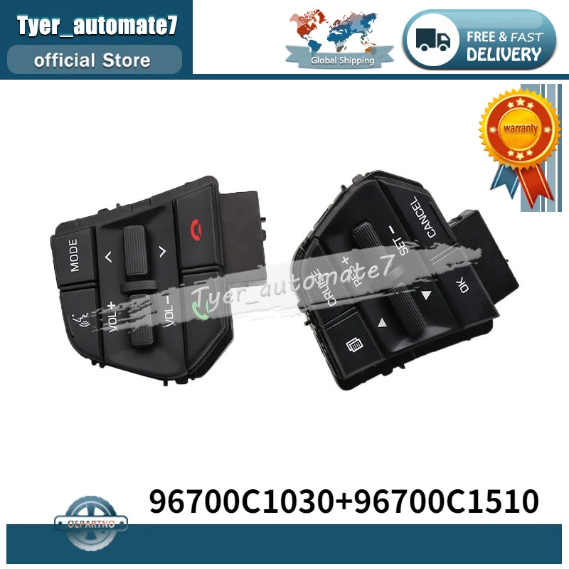 Steering Wheel Switch Cruise Control Button 96700C1030 96700C1510 96700-C1030 96700-C1510 For 2016 Hyundai Sonata
Steering Wheel Switch Cruise Control Button 96700C1030 96700C1510 96700-C1030 96700-C1510 For 2016 Hyundai Sonata