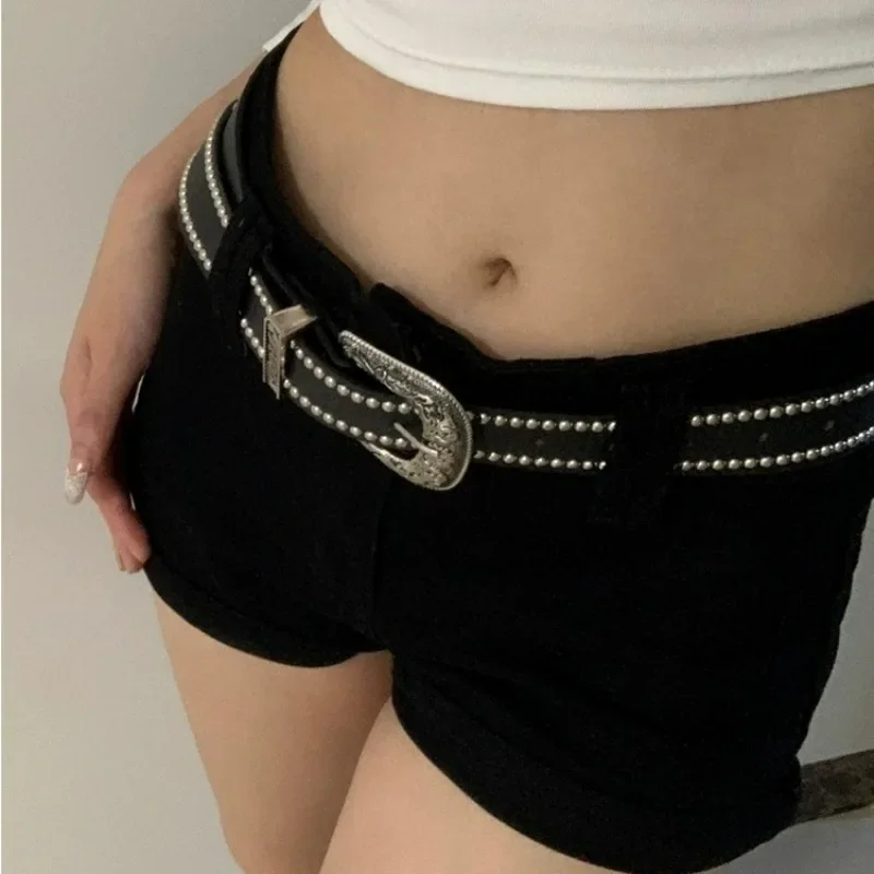 Vintage Women Rivet Belt Y2k Women Retro Hip Hop Punk Belts Luxury Belt Double Row Hole Strap Casual Jeans Female Waist Belt Men
Vintage Women Rivet Belt Y2k Women Retro Hip Hop Punk Belts Luxury Belt Double Row Hole Strap Casual Jeans Female Waist Belt Men