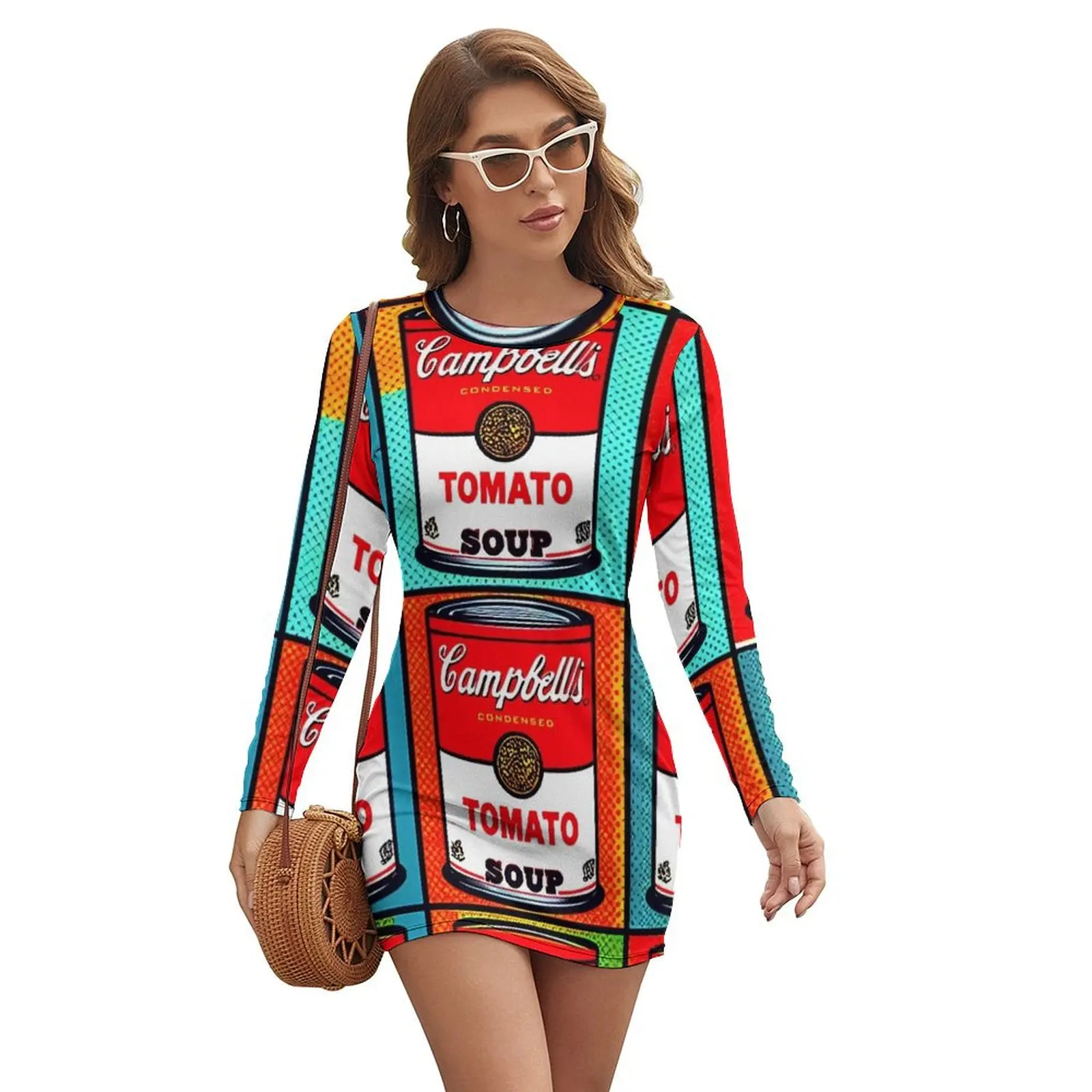 Campbell's Tomato Soup Pop Art Long-sleeved Dress summer dress woman 2024 Women's long dress dresses for prom
Campbell's Tomato Soup Pop Art Long-sleeved Dress summer dress woman 2024 Women's long dress dresses for prom