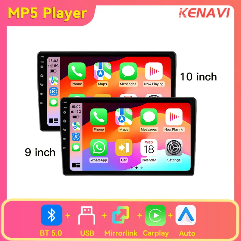 2Din Universal Car MP5 Multimedia Player 9/10 Inch DSP AM FM Stereo Radio GPS Bluetooth Wireless CarPlay Android Auto Head Unit
2Din Universal Car MP5 Multimedia Player 9/10 Inch DSP AM FM Stereo Radio GPS Bluetooth Wireless CarPlay Android Auto Head Unit