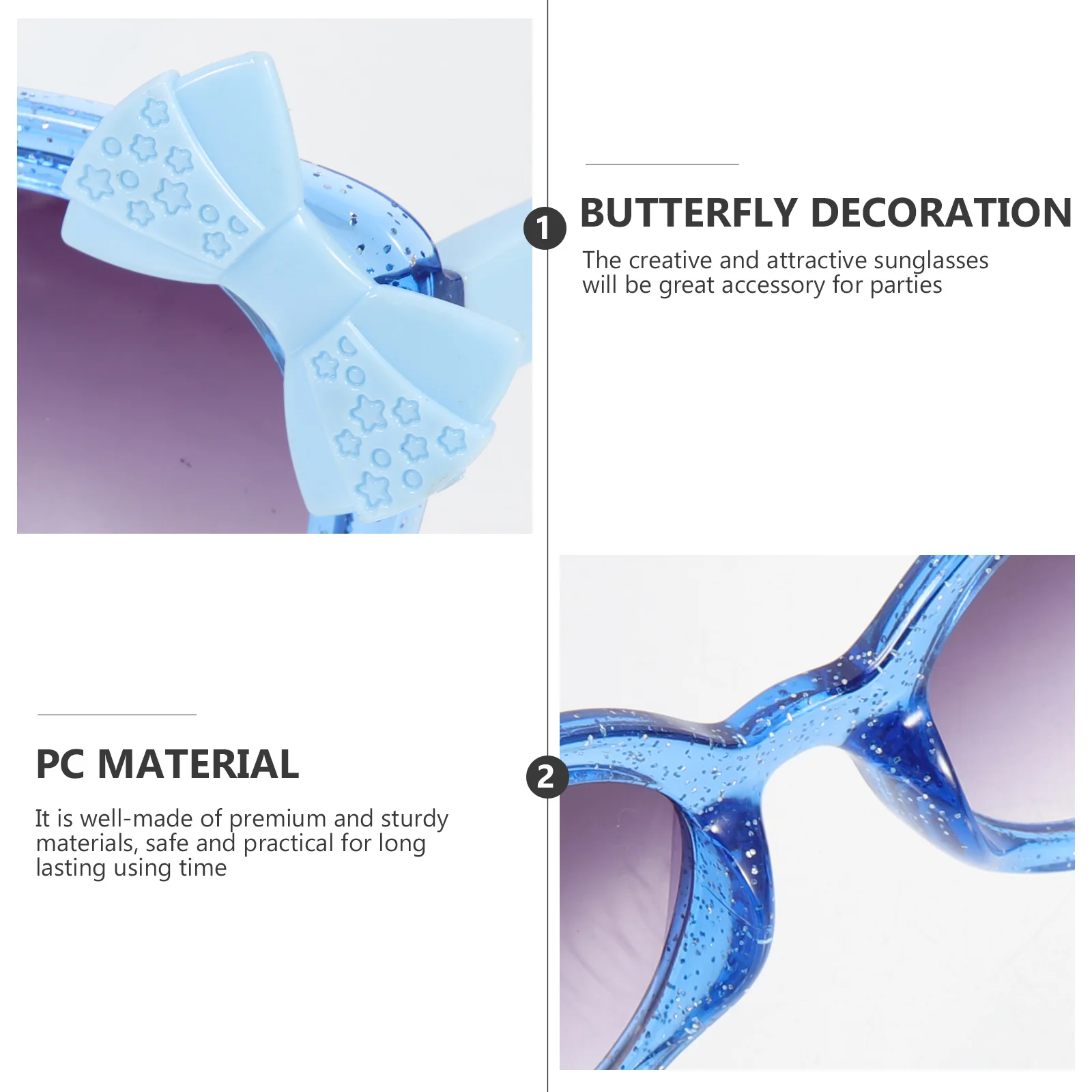 1Pair Kids Sunglasses Bowknot Party Eyeglasses Decorative Photo Prop Cartoon Summer Outdoor Fashion Festival Accessory 
1Pair Kids Sunglasses Bowknot Party Eyeglasses Decorative Photo Prop Cartoon Summer Outdoor Fashion Festival Accessory