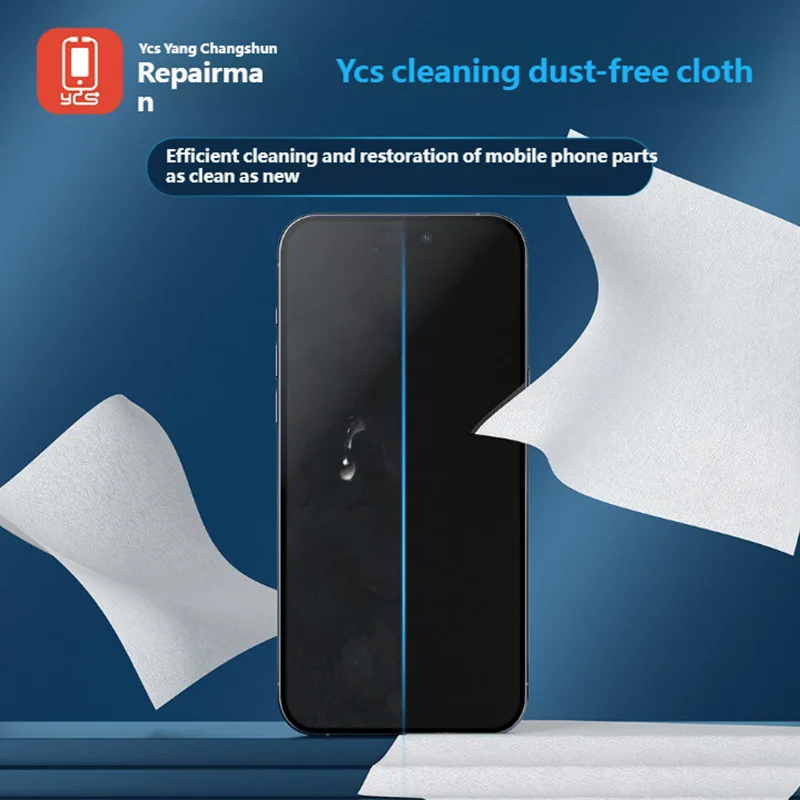 YCS Cleaning Dust-free Cloth 400PCS Paper Cleanroom Wiper for Microscope Phone PCB Electronic LCD Repair Cleaning Cloth
YCS Cleaning Dust-free Cloth 400PCS Paper Cleanroom Wiper for Microscope Phone PCB Electronic LCD Repair Cleaning Cloth
