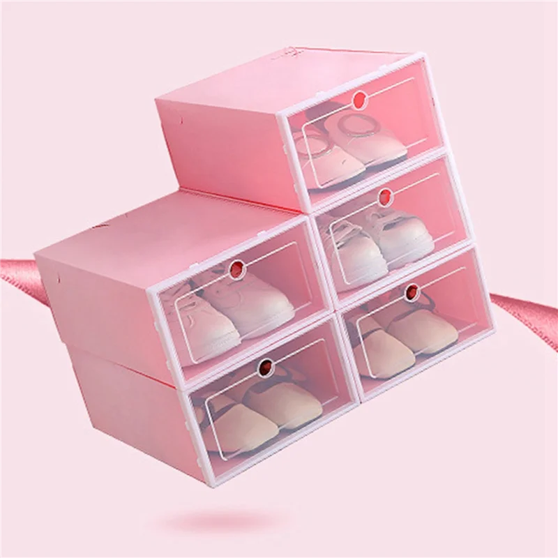 ABWP-12-Piece Candy Color Shoe Box, Transparent Plastic Shoe Storage Box, Shoe Cabinet Storage Drawer Rectangle Pink
ABWP-12-Piece Candy Color Shoe Box, Transparent Plastic Shoe Storage Box, Shoe Cabinet Storage Drawer Rectangle Pink