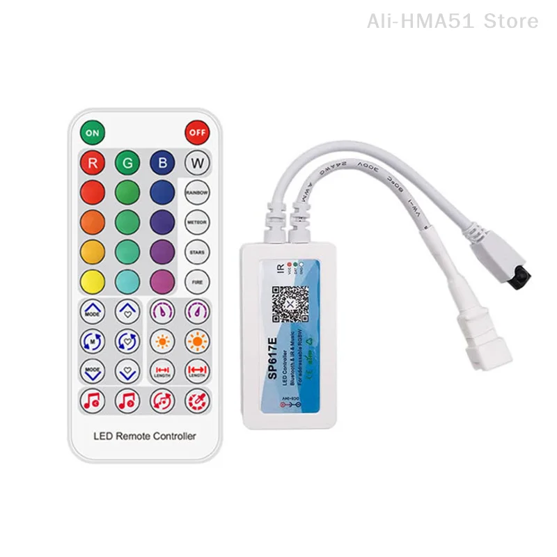 SP617E RGBW Magic Bluetooth Controller Mobile Phone Bluetooth APP Remote Control Music Controller
SP617E RGBW Magic Bluetooth Controller Mobile Phone Bluetooth APP Remote Control Music Controller