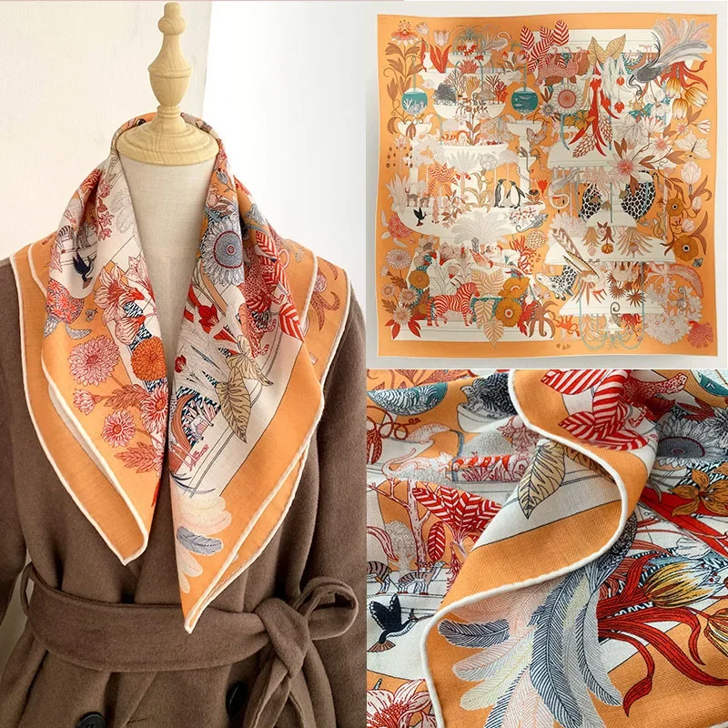 Rare Treasures Park Premium Wool and Silk Scarf for Women - 70cm Square Towel, Elegant and Warm Decorative Shawl
Rare Treasures Park Premium Wool and Silk Scarf for Women - 70cm Square Towel, Elegant and Warm Decorative Shawl