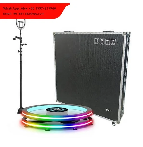Fast Delivery High Quality Automatic Wedding Party Supplies Camera 360 Photo Booth Remote Control Multi-Device Compatible Flight
Fast Delivery High Quality Automatic Wedding Party Supplies Camera 360 Photo Booth Remote Control Multi-Device Compatible Flight