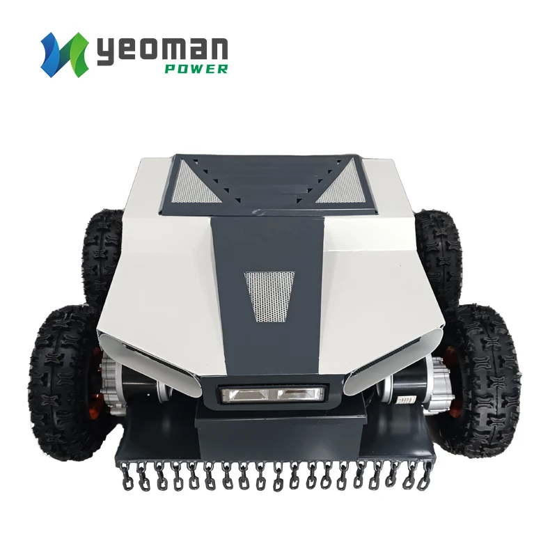 Yeoman YM400 Hybrid Robotic Lawn Mower Small Agricultural Tracking Mower Remote Control Battery-Powered Cutting Robot Hot 
Yeoman YM400 Hybrid Robotic Lawn Mower Small Agricultural Tracking Mower Remote Control Battery-Powered Cutting Robot Hot