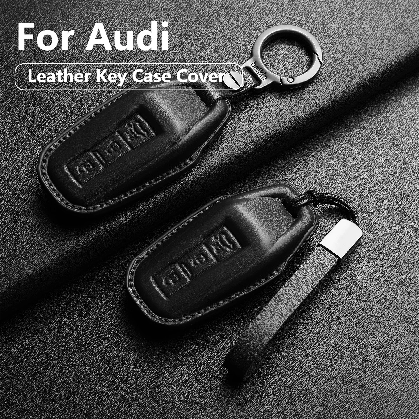 Genuine Leather Car Remote Key Case Cover Shell For Audi A5L Q6 A6L Q3 Q5 Q7 A3 A6 A7 Protector Fob Accessories
Genuine Leather Car Remote Key Case Cover Shell For Audi A5L Q6 A6L Q3 Q5 Q7 A3 A6 A7 Protector Fob Accessories