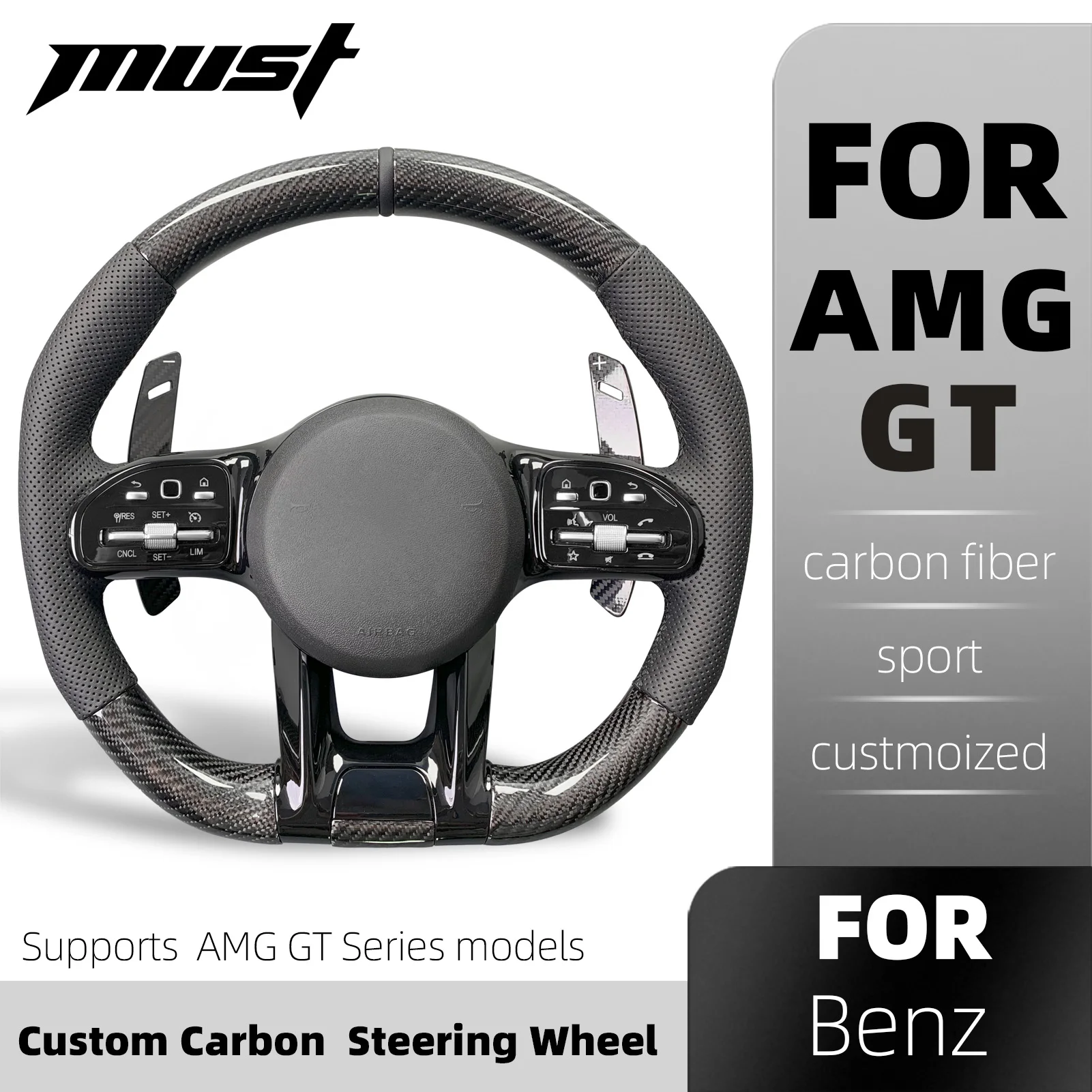 Для Mercedes Benz W117 W166 W205 W221 W213 X253 X156 C E GLC A Class Обновление индивидуального светодиодного рулевого колеса из углеродного волокна в сборе
Для Mercedes Benz W117 W166 W205 W221 W213 X253 X156 C E GLC A Class Обновление индивидуального светодиодного рулевого колеса из углеродного волокна в сборе