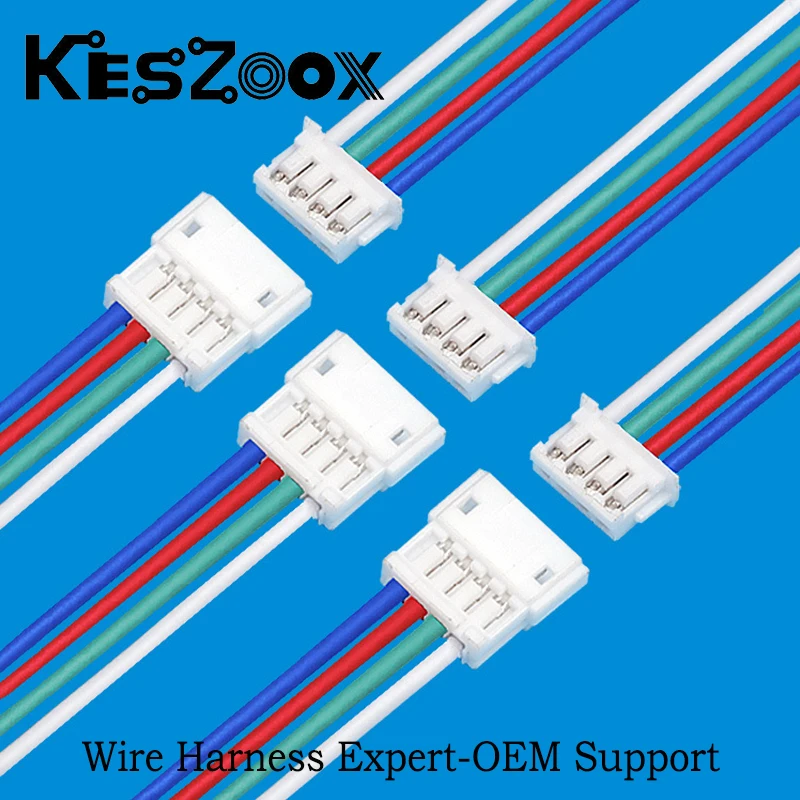 JST ZH 1.5mm Male Female Extension Connector with 28AWG Pre-Crimped Wire, 150mm Housing, PCB Wire Harness
JST ZH 1.5mm Male Female Extension Connector with 28AWG Pre-Crimped Wire, 150mm Housing, PCB Wire Harness