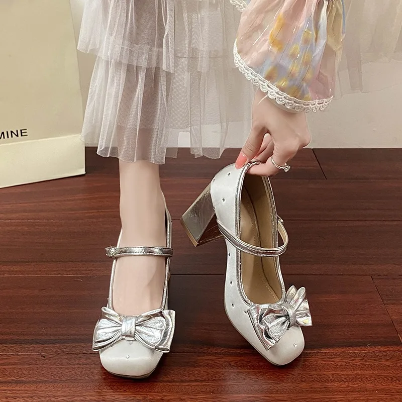 Platform Thick Heel Women Mary Jane Shoes Concise Ankle Strap Shoes 2026 Spring Women's Elegant Party Dress Leather Pumps
Platform Thick Heel Women Mary Jane Shoes Concise Ankle Strap Shoes 2026 Spring Women's Elegant Party Dress Leather Pumps